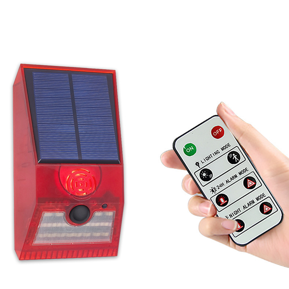 Pir Motion Sensor - 다기능 태양광 알람 조명 리모컨 보안