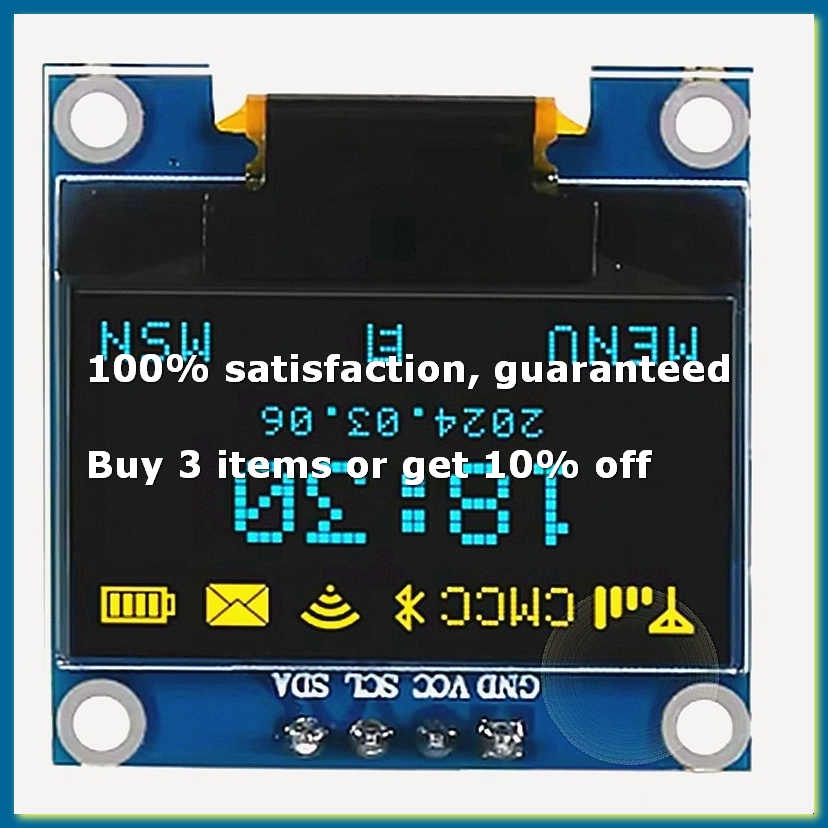 Oled Display 0.96 - 0.96인치 OLED 디스플레이 스크린 모듈 I2C