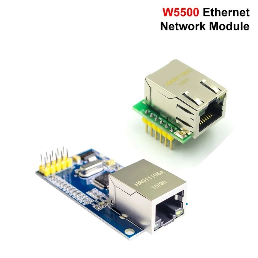 Ethernet W5500 - 10/100Mbps W5500 이더넷 모듈, 3.3V, 다기능