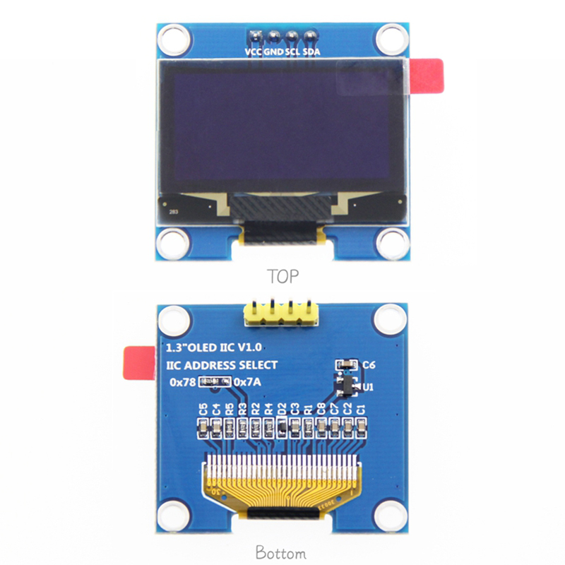 1.3인치 OLED 디스플레이 모듈 1.3인치 IIC  - Ssd1306 리뷰 및 가격