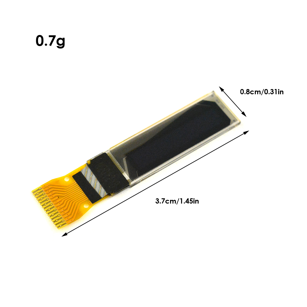 0.69 인치 OLED 모듈 백색 OLED 96x16  - Ssd1306 리뷰 및 가격