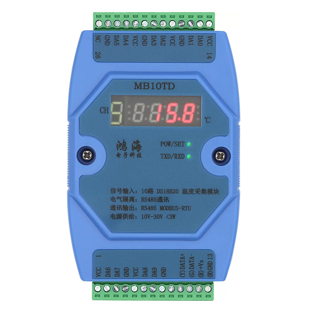 MB10TD 10 채널 DS18B20 온도 획득 모듈  - Ds18B20 리뷰 및 가격