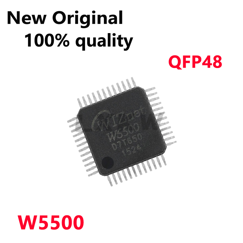 1~5/PCS 새로운 오리지널 W5500 QFP48 이 - Ethernet W5500 리뷰 및 가격