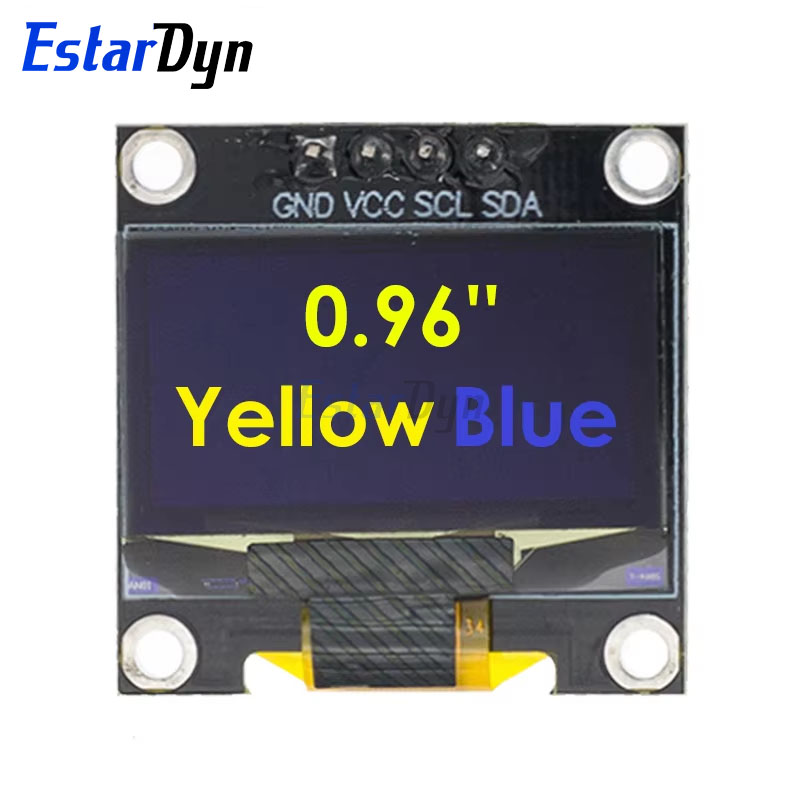 0.96인치 IIC SPI 직렬 7/4핀 흰색/파란색/ - Oled Display 0.96 리뷰 및 가격