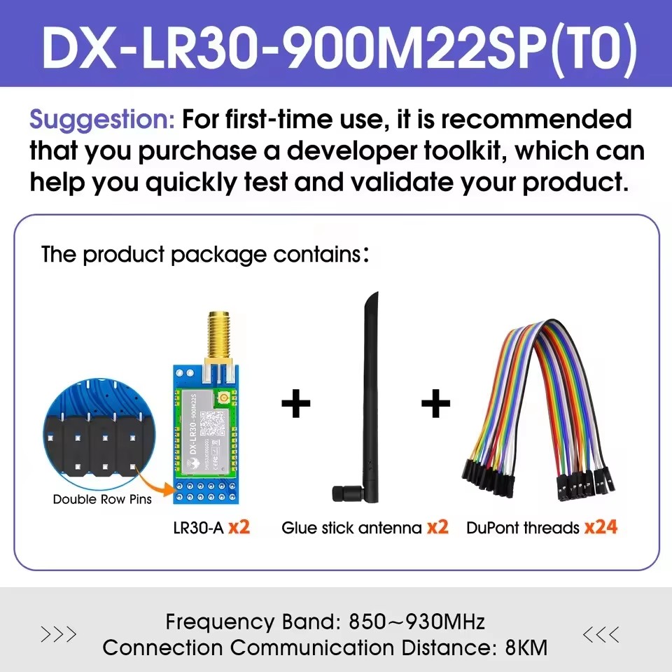 SX1262 LoRa 모듈 개발자 세트 DX-LR30  - Lora Rfm95 리뷰 및 가격
